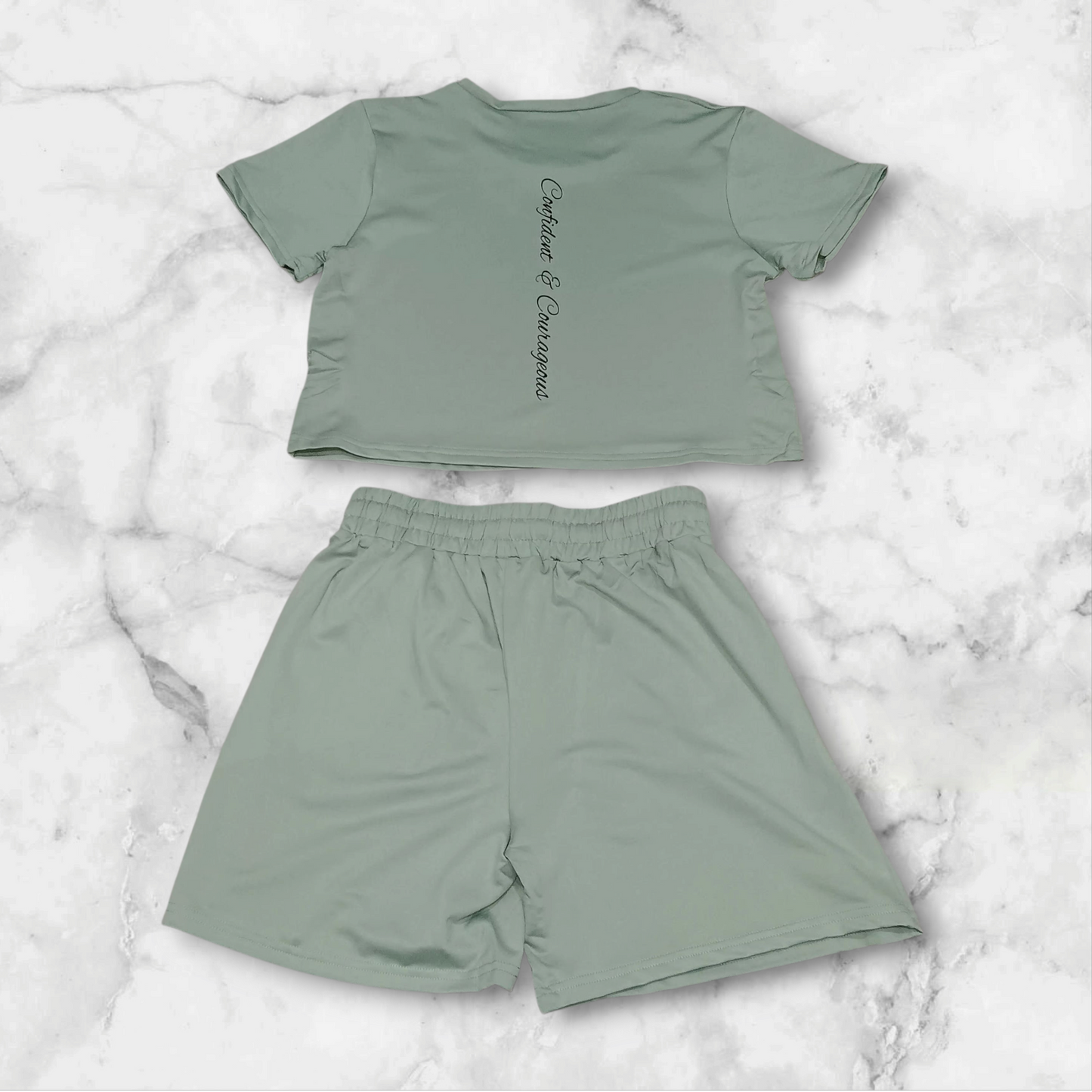 Tropical Confident & Courageous Mid-Top Short Sets (LADIES)