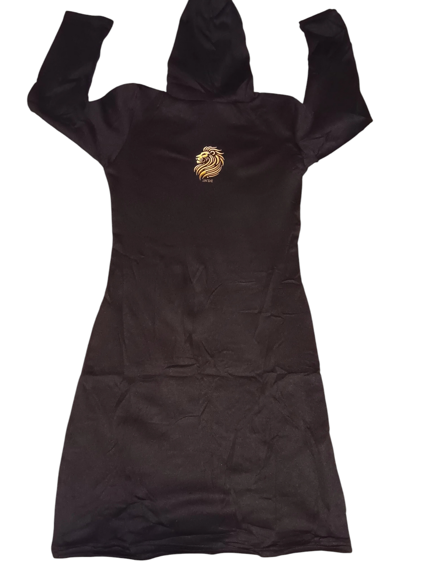 Ja'de Gold Lion HOODIE DRESS (WOMEN)