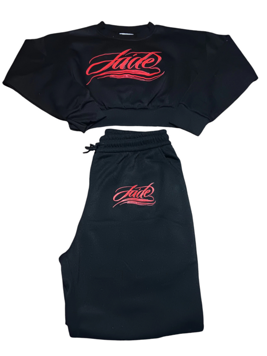 Ja'de Crop Top/Pants Set