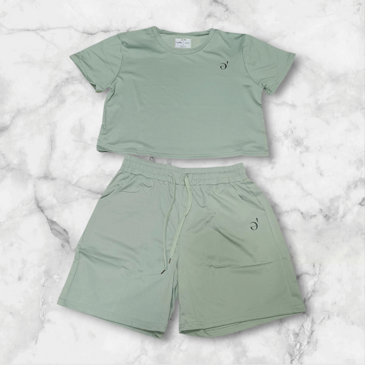 Tropical Confident & Courageous Mid-Top Short Sets (LADIES)