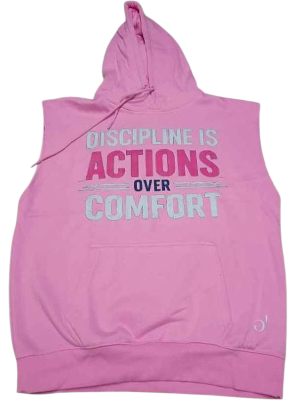 Discipline Is Actions Over Comfort Hoodie (WOMEN)